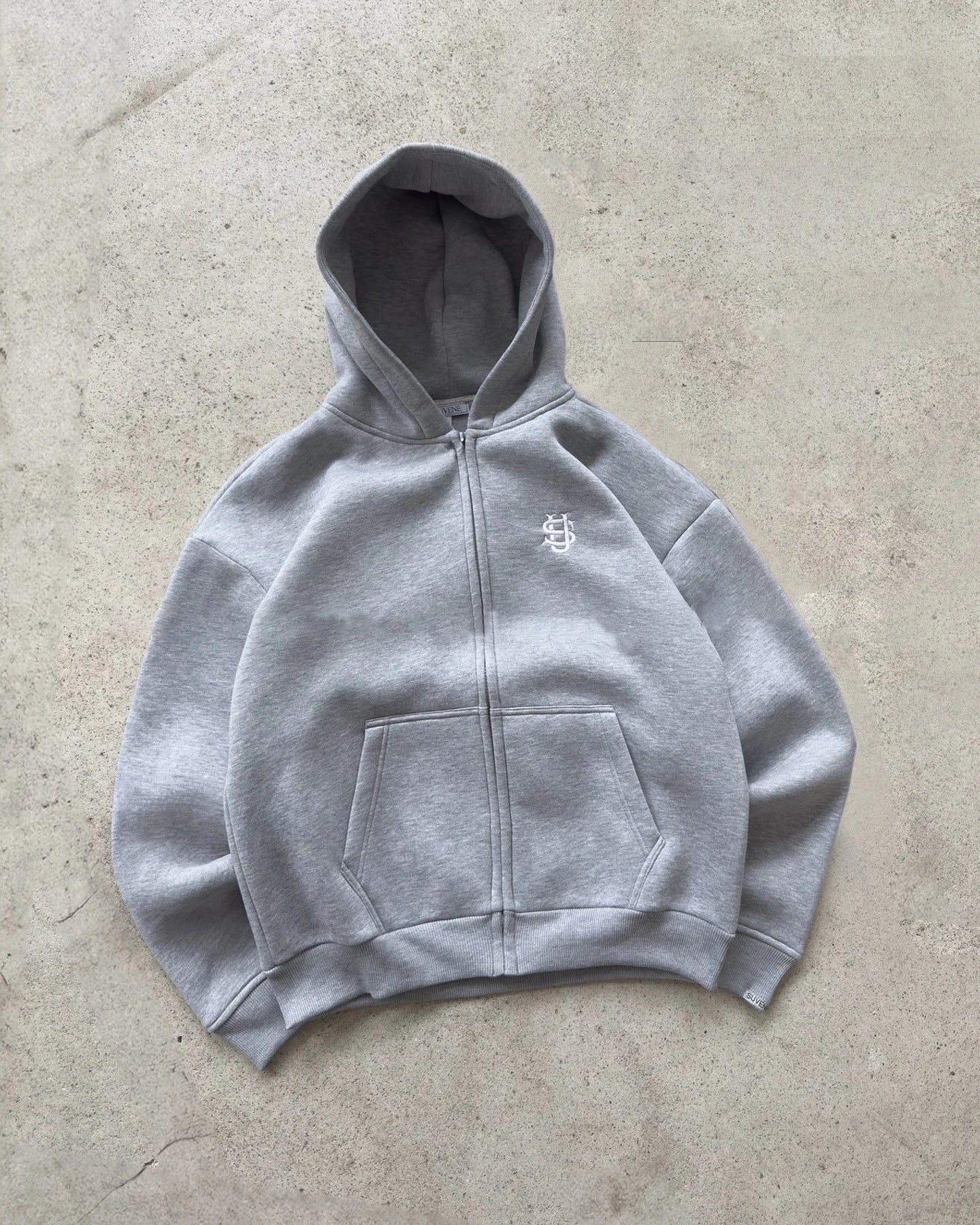 2025 Casual Embroidered Tracksuit – Zipper Hoodie & Sweatpants, Unisex Y2K Retro Style