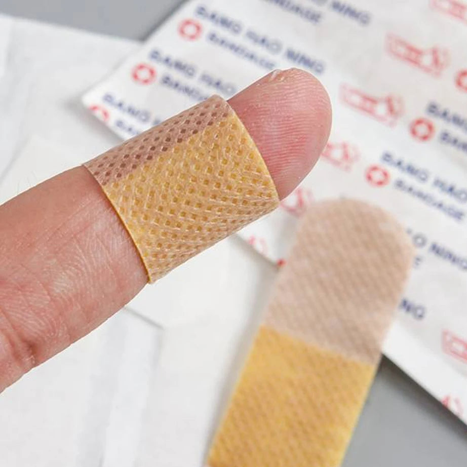 100Pcs Waterproof Adhesive Bandages – Breathable First Aid Wound Plasters