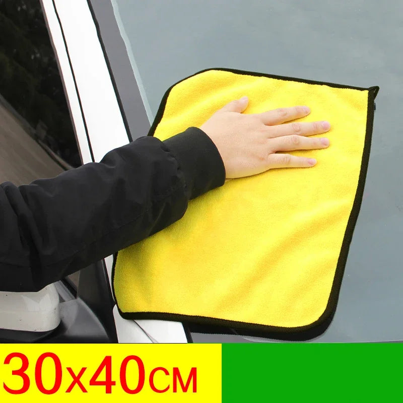 Microfiber Car Cleaning Towel 30×30cm – Wash & Detailing Cloth