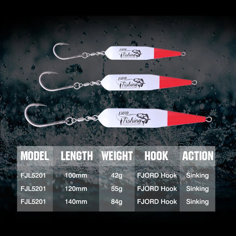 FJORD Pencil Bait 42g 55g 84g Needle Nose Surface Plug Trolling Fishing Hard Night Glow Saltwater Swimbait Sea Tuna Lures Items