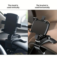 Universal Car Phone Holder – 360° Rotating Dashboard Mount for Smartphones
