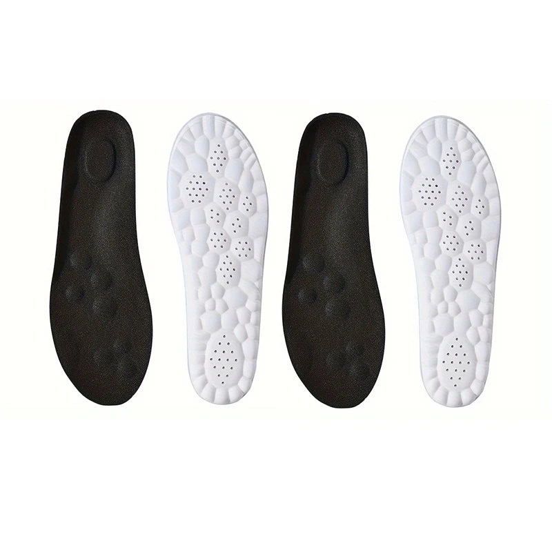 High Elasticity Latex Sport Insoles – Soft Arch Support Shoe Pads, Breathable & Deodorant
