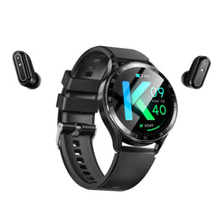 X10 smart watch Bluetooth headset 2-in-1 metal case IP67 waterproof flip sports meter watch