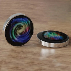 Galaxy Star Metal Gyroscope – Luminous Spinning Desk Toy