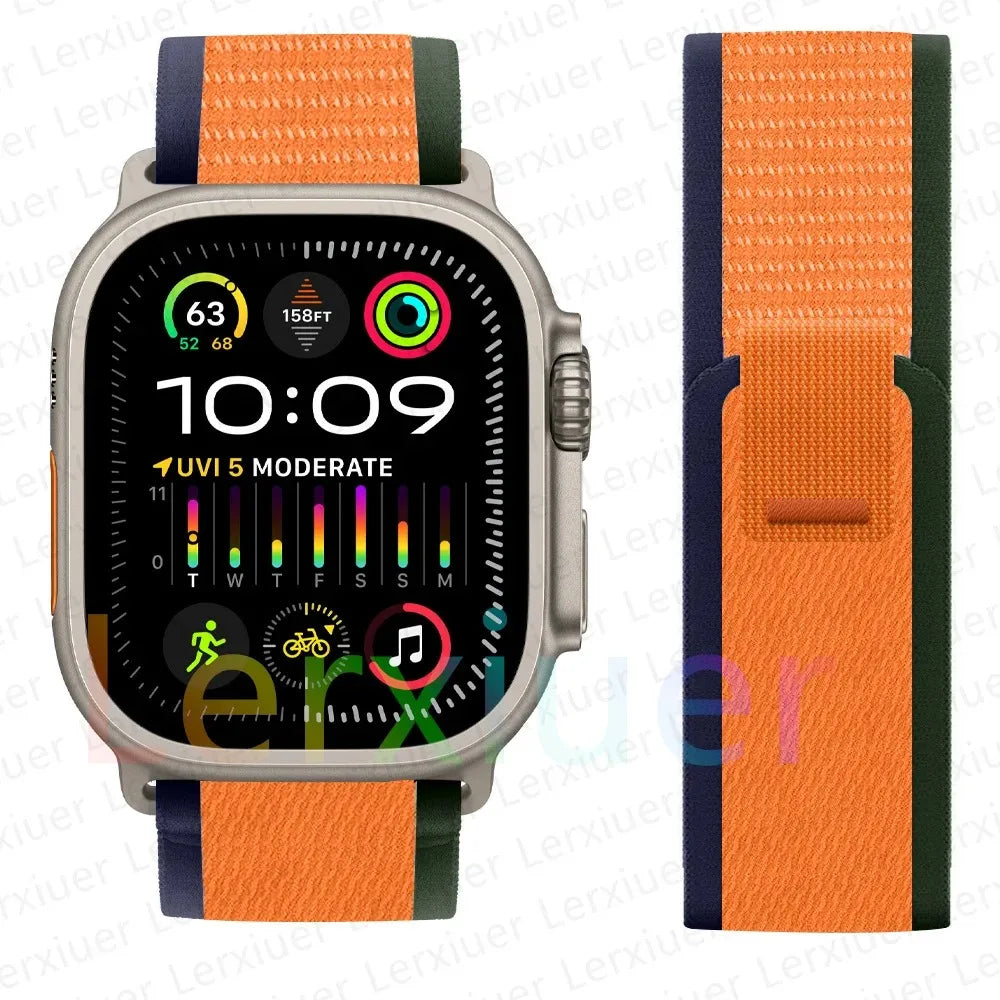 Trail Loop Band for Apple Watch – Compatible with Series 2-10 (38-49mm)