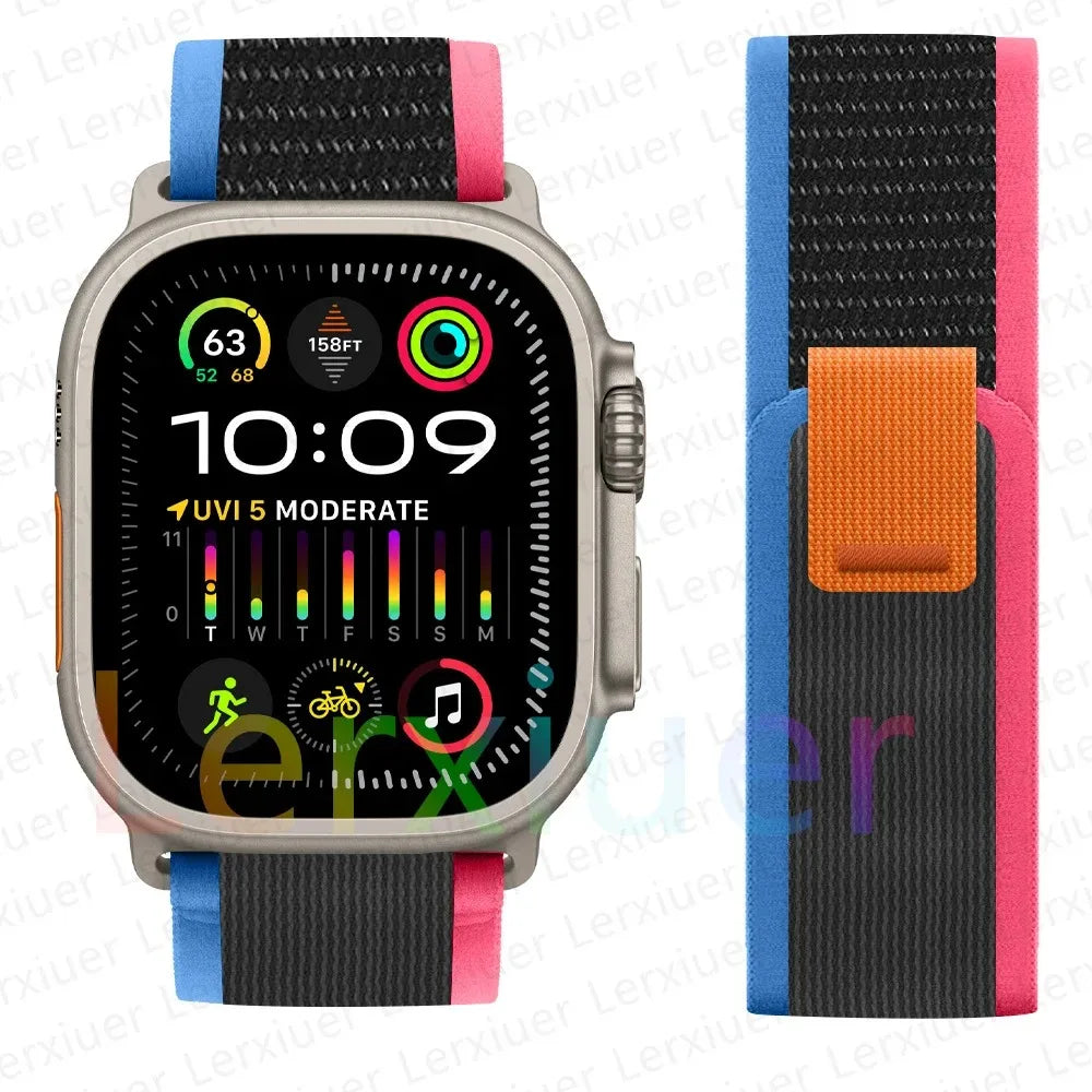 Trail Loop Band for Apple Watch – Compatible with Series 2-10 (38-49mm)