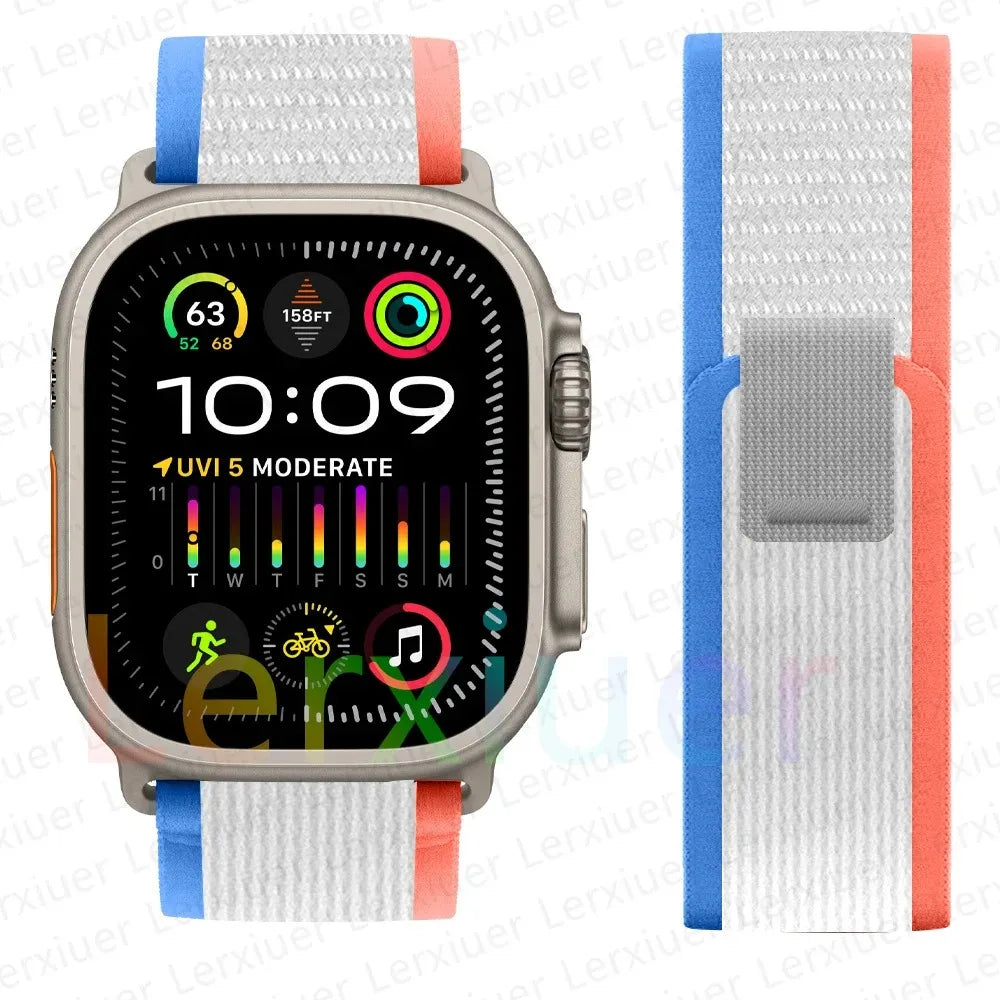 Trail Loop Band for Apple Watch – Compatible with Series 2-10 (38-49mm)