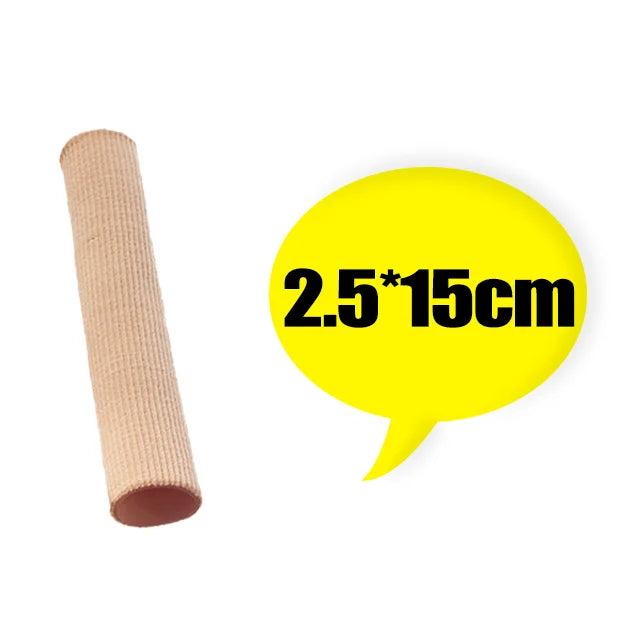 Gel Toe Cover Elastic Fibre Finger Protective Tube Toe Protection Pipe Reduce Friction Silicone Foot Protector Feet Care Parts