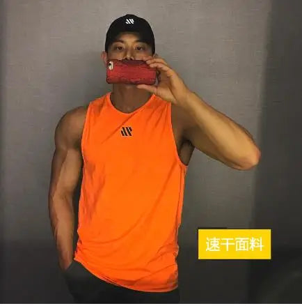 Men’s Summer Gym Vest 2024 – Sleeveless Mesh Tank Top for Fitness & Sports