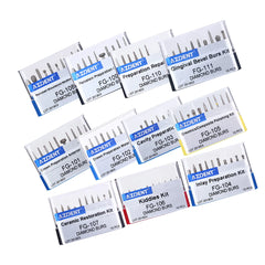 1BOX Azdent DENTAL Diamond Bur Kit With Storage Box Various Functions Optional Fit for High Speed Handpiece
