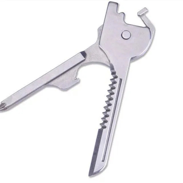Multi Function Folding Tool Keychain Opener Screwdriver EDC 8 In 1/6 In 1 Utility Outdoor Survival Rescue Pocket Plier KeyRing