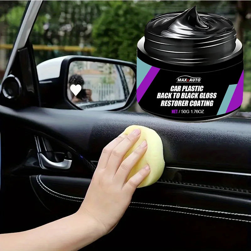 Car Plastic Restorer – Back to Black Gloss & Interior Renewal Coating