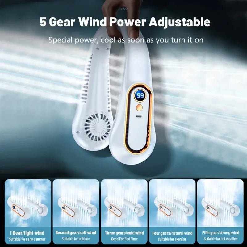 Neck Bladeless Fan Mini