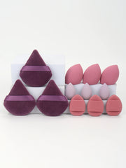 12-Piece All-Purpose Makeup Sponge Set – Powder, Cushion & Beauty Eggs