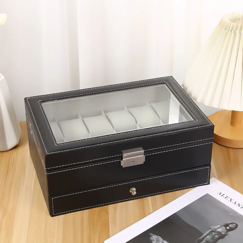 Large-Capacity Multi-Functional Jewelry Box  Watches Accessories Earrings Bracelets Gift Boxes Practical Holiday Gift Box