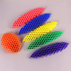 3D Telescopic Decompression Elastic Mesh Toys Stress Relief Small Worm Decompression Artifact Portable Fidgets Worm Novel Toys