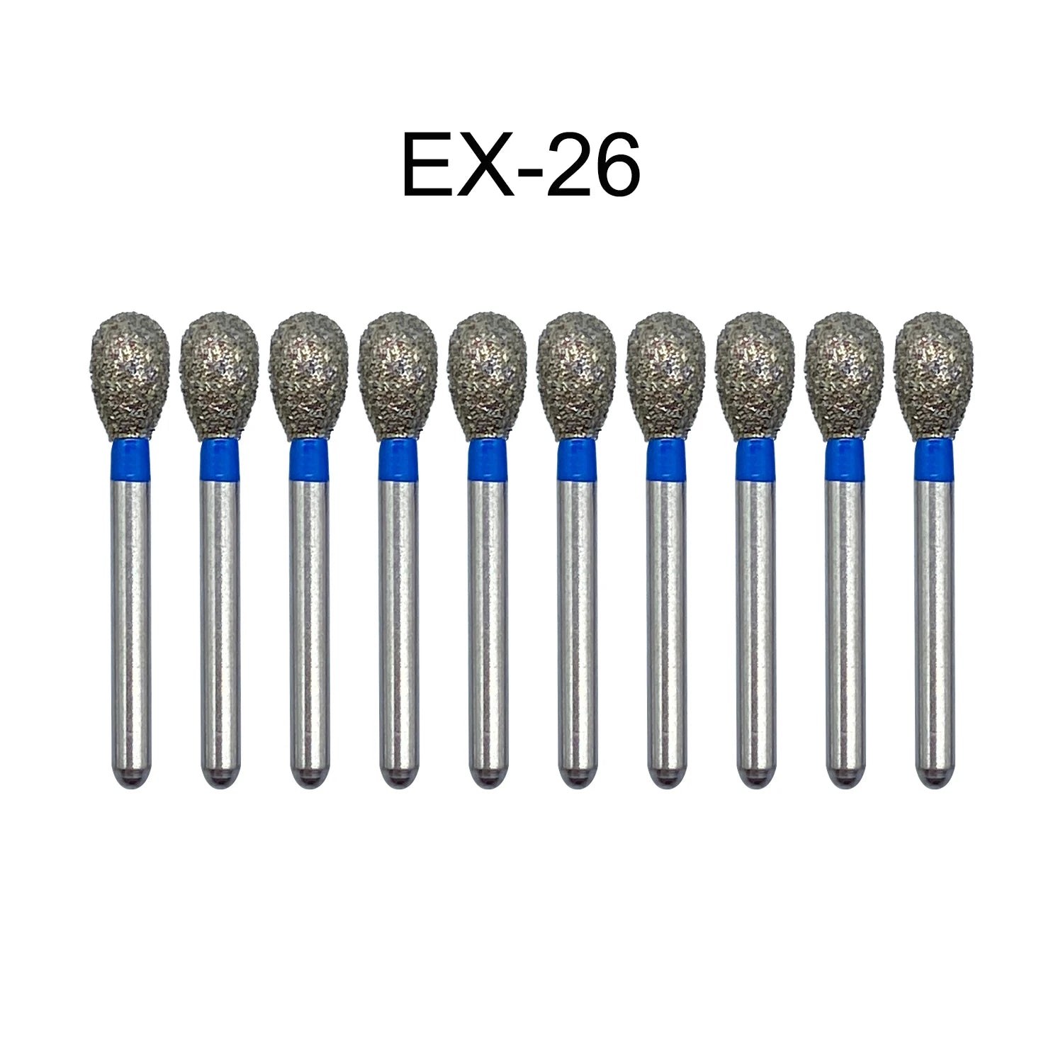 WELL CK 10pcs Dental Diamond Burs – FG Series 1.6mm