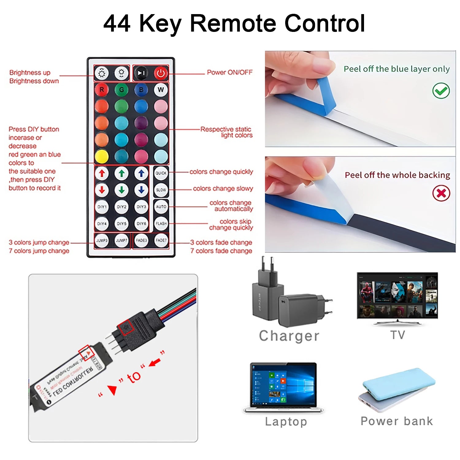 Portable Mini Clip-On Fill Light – USB Rechargeable, 10 Brightness Modes