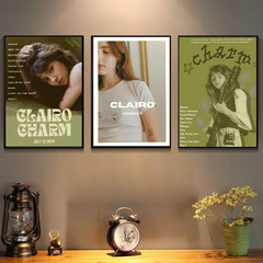 Charm Singer C-Clairo Poster HD art sticky wall waterproof home living room bedroom bar aesthetic decoration