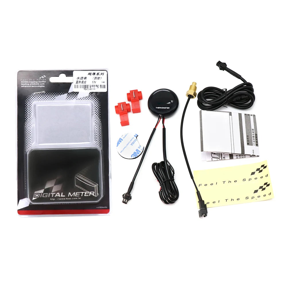 ZSDTRP Universal Motorcycle Thermometer – Digital Water Temp Gauge 0–120°C 🏍️🌡️