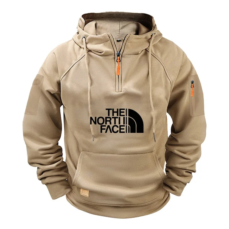 Men’s Casual Sports Hoodie – Long Sleeve Pullover Sweatshirt for Autumn/Winter 2025