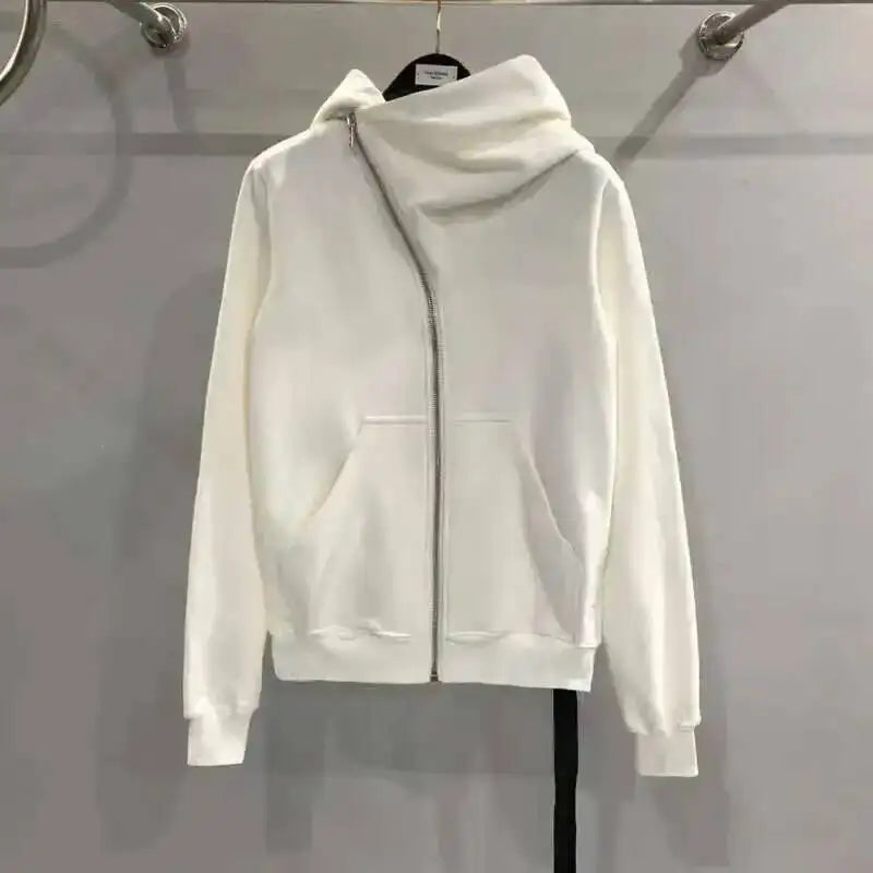 HKSH Men's Tide Punk Dark Autumn Winter New RO Style Wizardry Zipper Women's Fashion Cotton Sweatshirt Chic Coats Hoodies HK0530