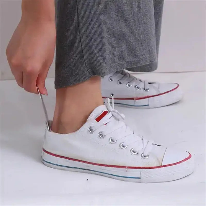 Stainless Steel Shoehorn – Portable Shoe Wearing Aid for Home & Travel