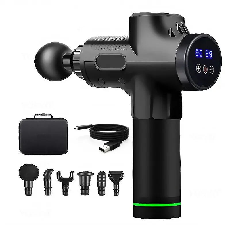 Portable Fascia Massage Gun – Deep Muscle & Body Relaxation