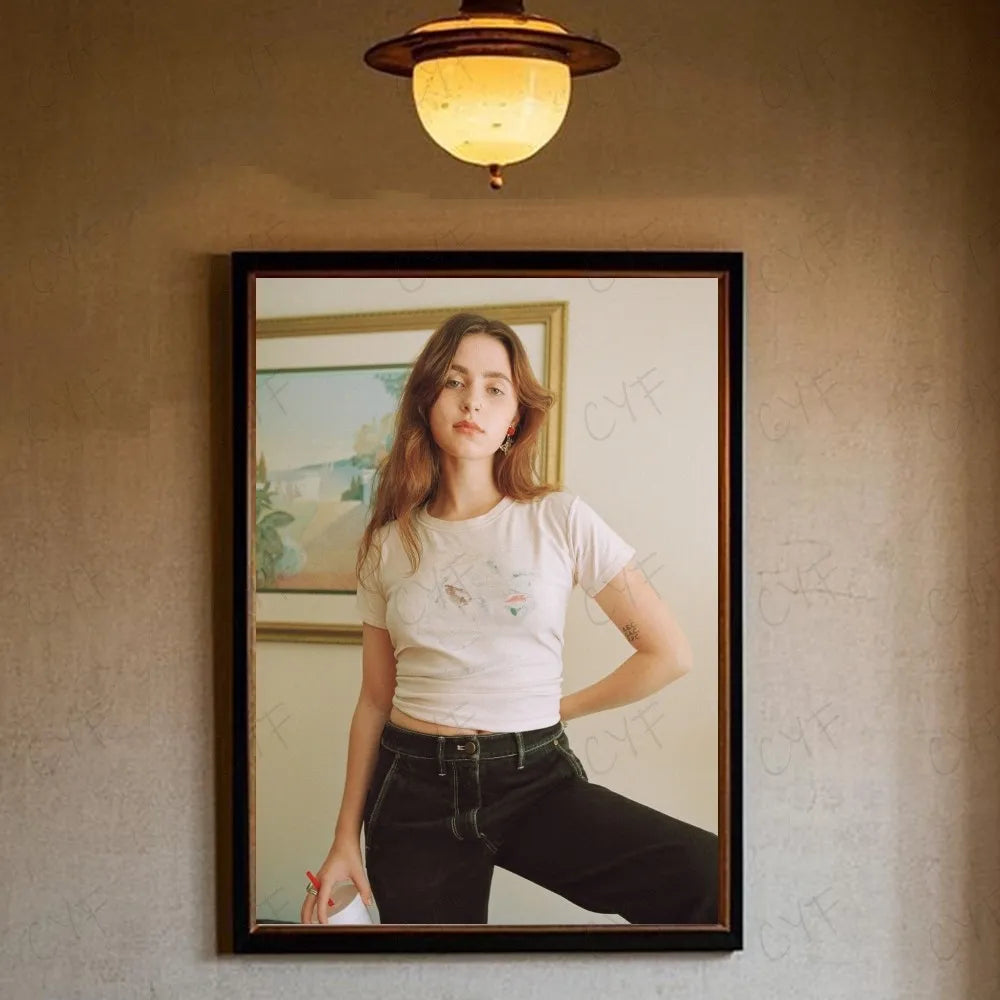 Charm Singer C-Clairo Poster HD art sticky wall waterproof home living room bedroom bar aesthetic decoration