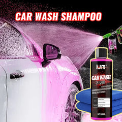 Pink foam car soap, high foam pH balanced car polish, car wash concentrate,Long-lasting car care - Safe for waxes and sealants