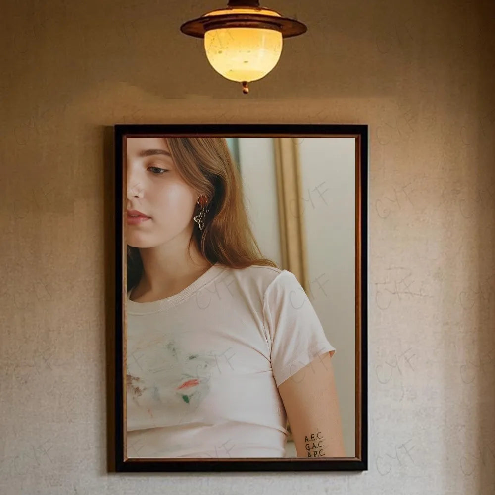 Charm Singer C-Clairo Poster HD art sticky wall waterproof home living room bedroom bar aesthetic decoration