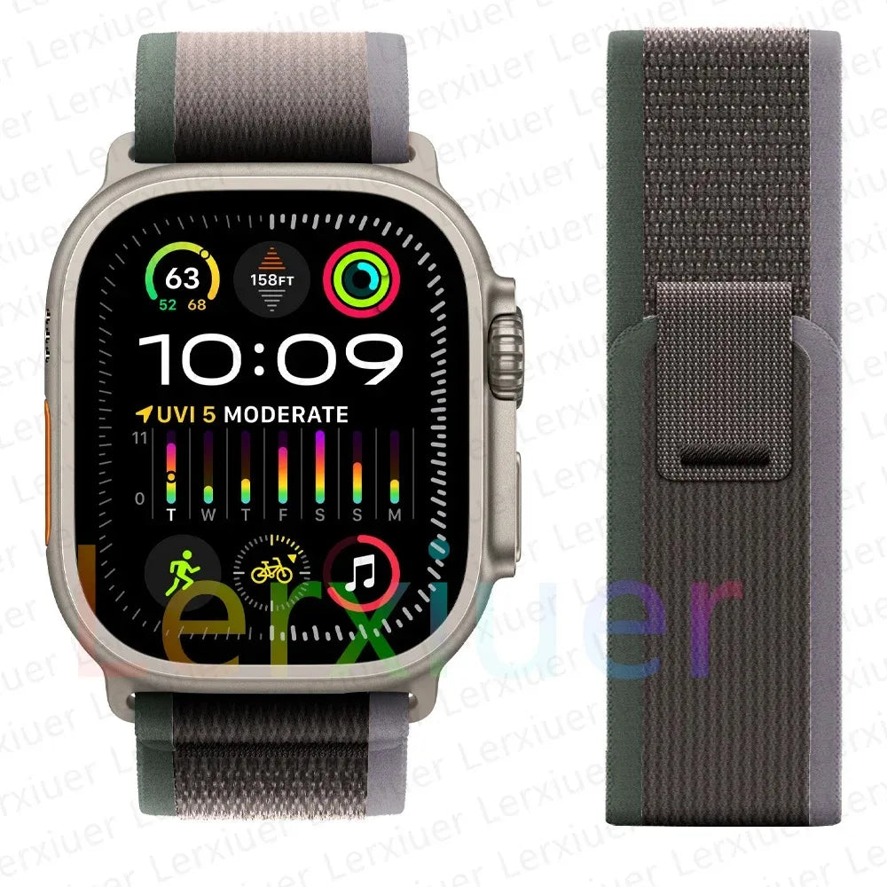 Trail Loop Band for Apple Watch – Compatible with Series 2-10 (38-49mm)