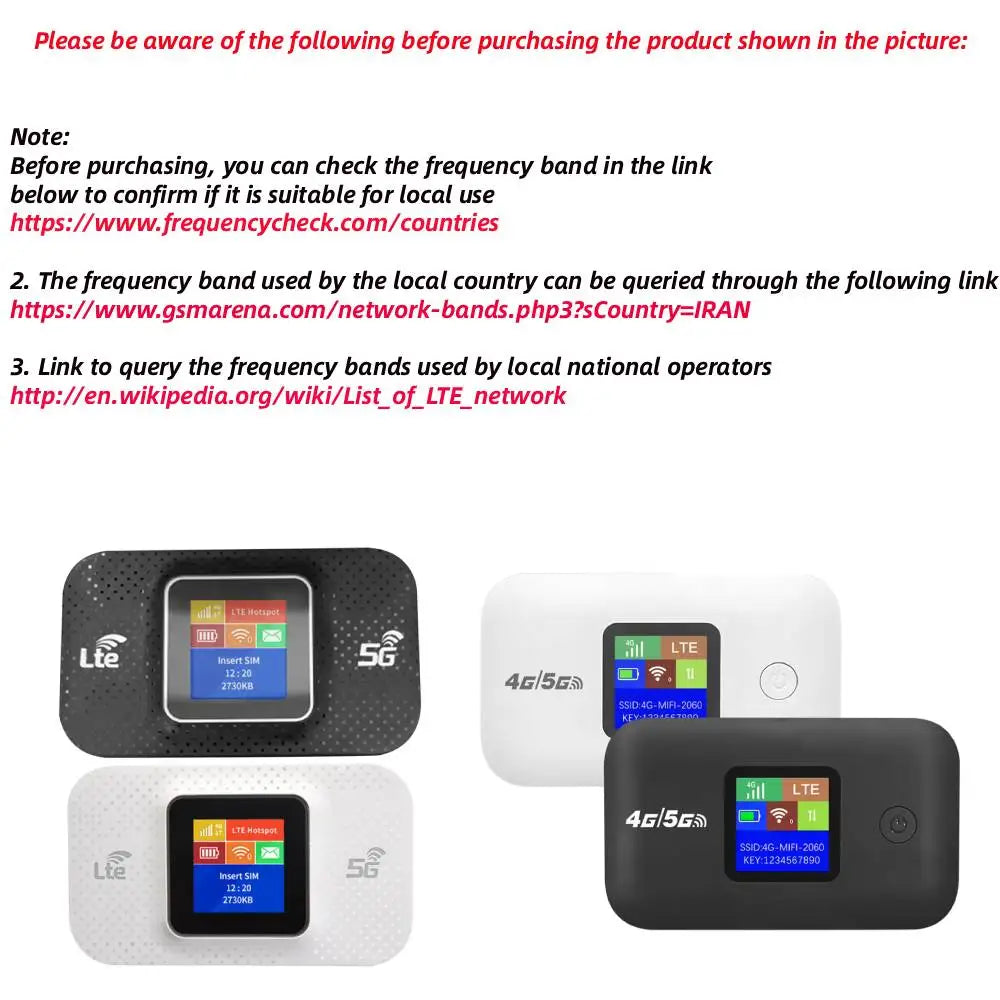 4G Mobile WIFI Router