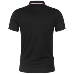 Men’s Summer Polo Shirt 2025 – Breathable Solid Color Short Sleeve T-Shirt
