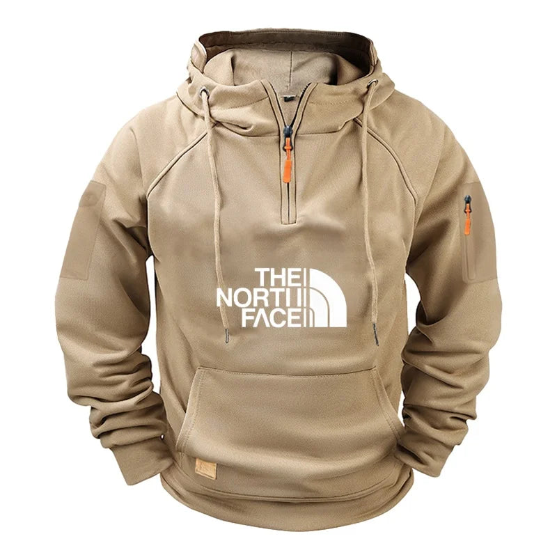 Men’s Casual Sports Hoodie – Long Sleeve Pullover Sweatshirt for Autumn/Winter 2025
