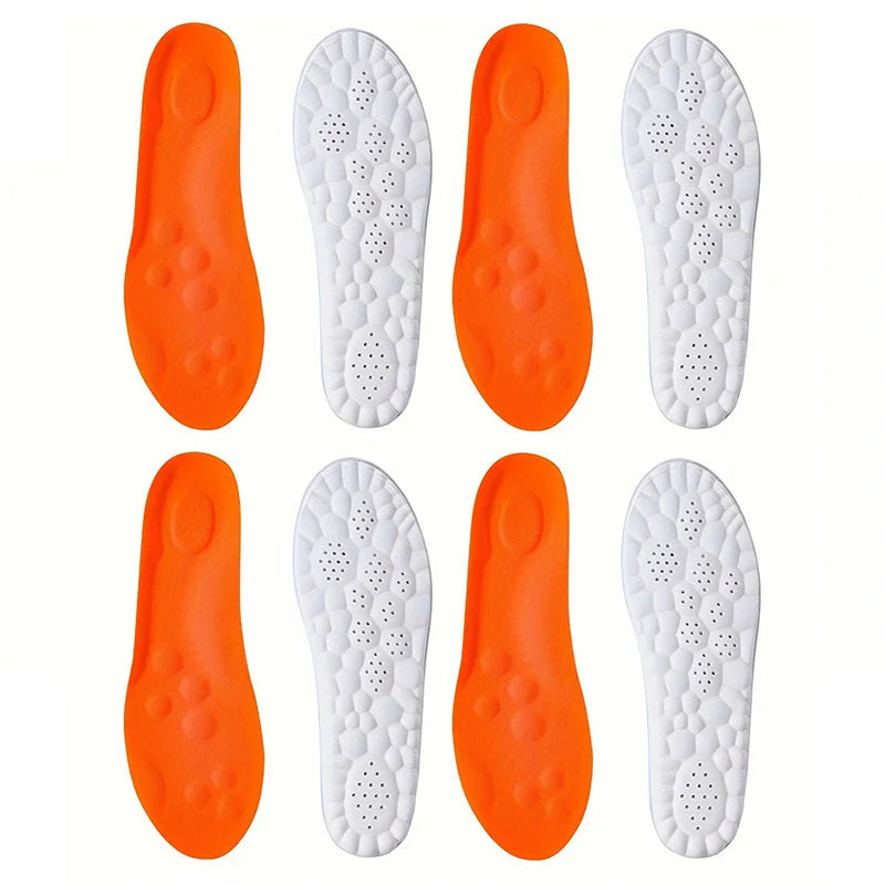 High Elasticity Latex Sport Insoles – Soft Arch Support Shoe Pads, Breathable & Deodorant