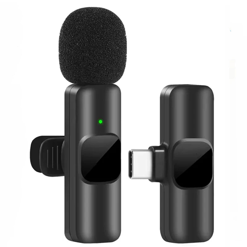 Wireless Lavalier Microphone – Noise Reduction Mic for iPhone & Android