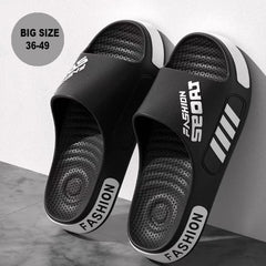 Big Size Summer Slippers – Open Toe Beach Sandals for Men & Women
