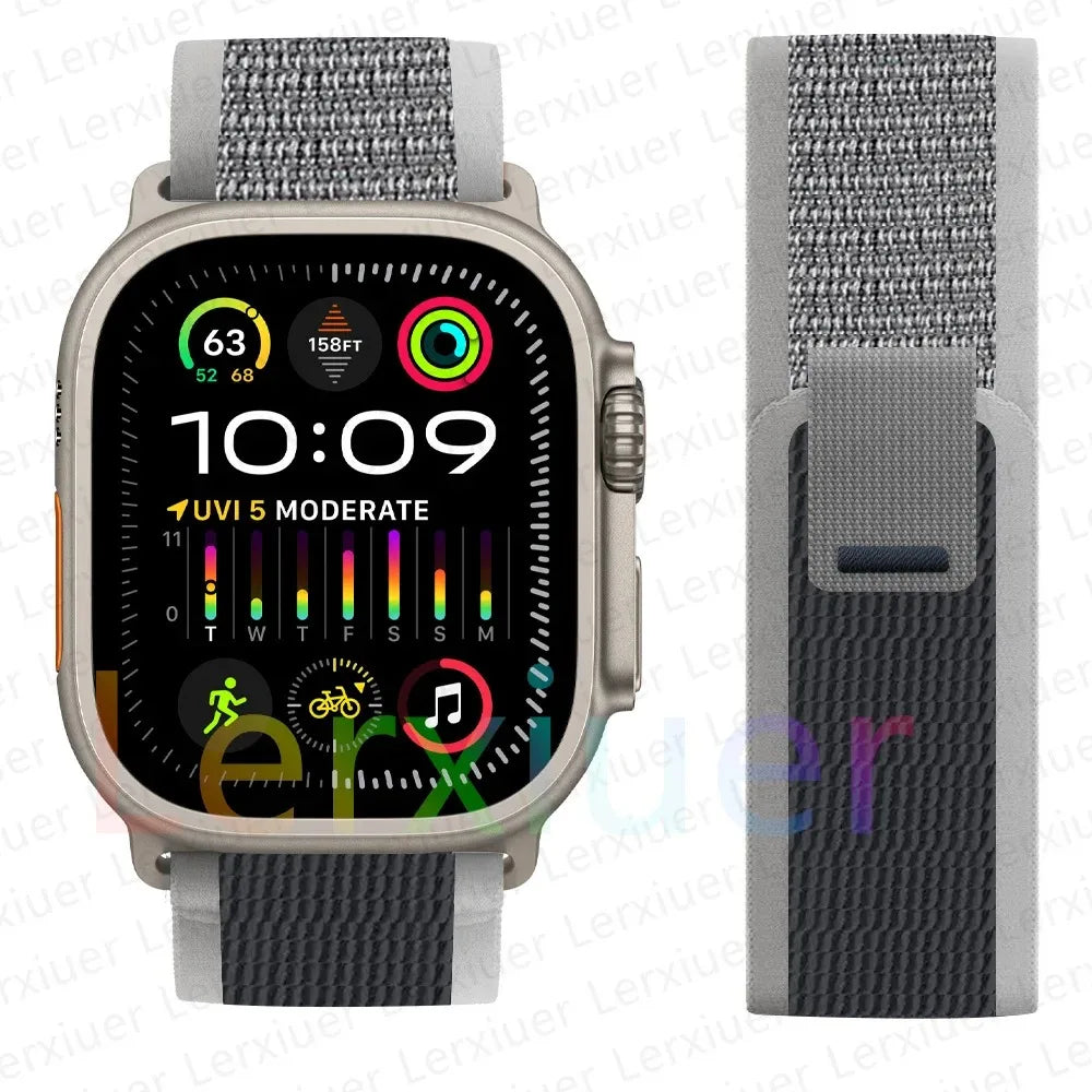 Trail Loop Band for Apple Watch – Compatible with Series 2-10 (38-49mm)