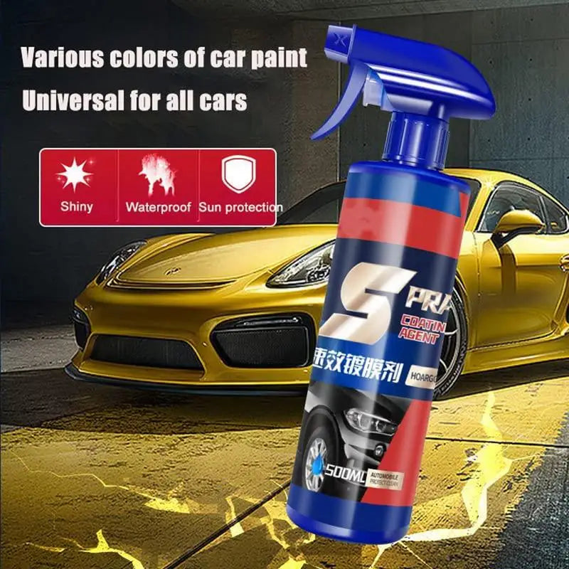 500ml Car Ceramic Coating Spray 3 In 1 Car Paint Repair Shield Coating Car Paint Scratch Repair Remover Auto Polishing Spraying