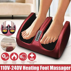 Heated Foot Massager – Shiatsu Roller for Pain Relief & Relaxation
