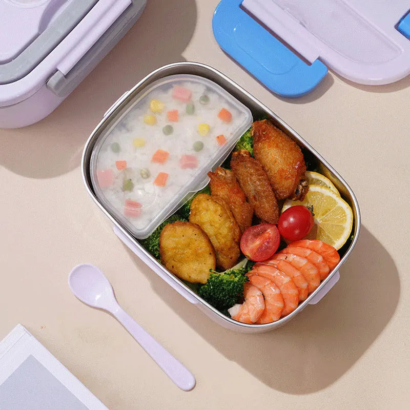 1.5L Electric Lunch Box – 60W Portable Food Warmer for Car & Home, Leak-Proof Heater