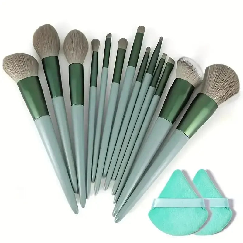 Professional Makeup Brush Set – Foundation, Powder & Eyeshadow
