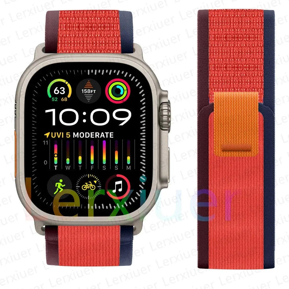 Trail Loop Band for Apple Watch – Compatible with Series 2-10 (38-49mm)