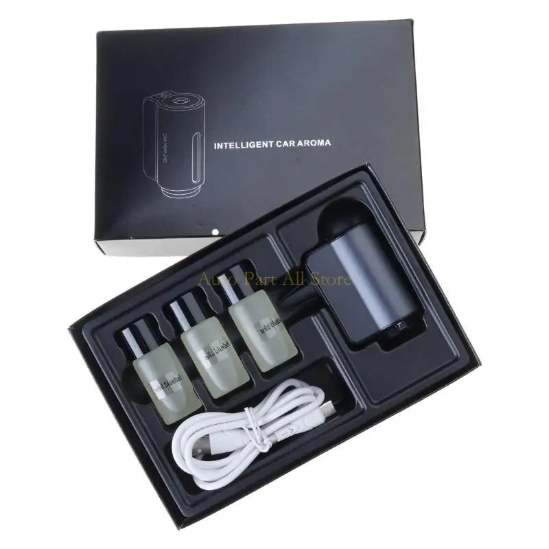 J0MA Car Air Freshener Diffuser Intelligent Car Aromas Adjustment Auto Air Freshener