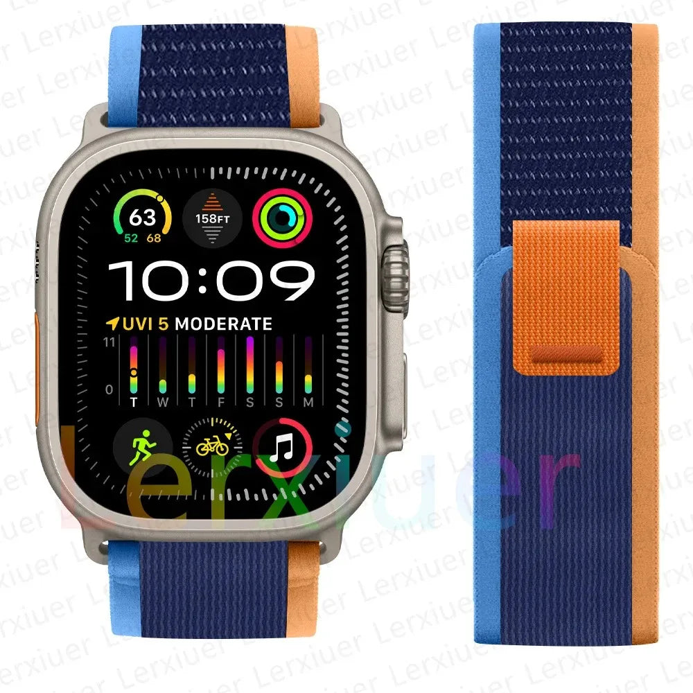 Trail Loop Band for Apple Watch – Compatible with Series 2-10 (38-49mm)