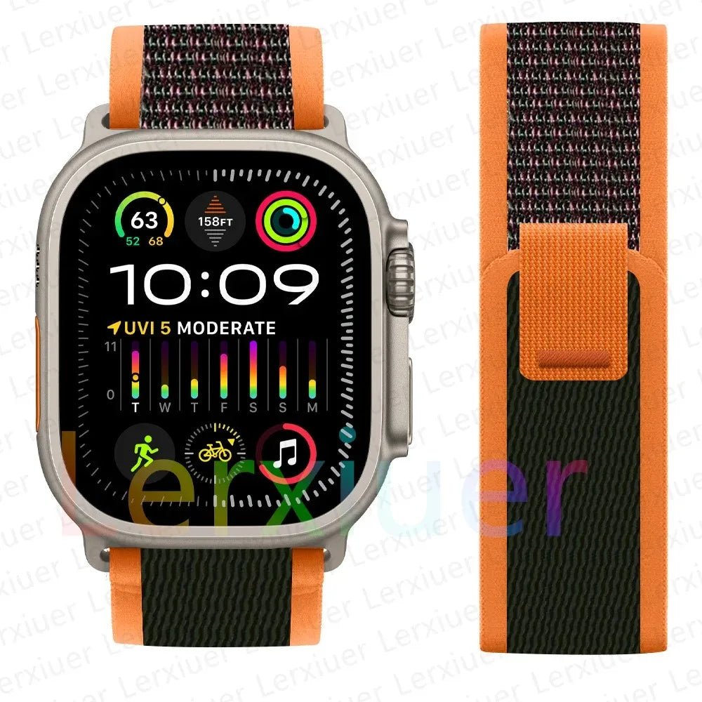 Trail Loop Band for Apple Watch – Compatible with Series 2-10 (38-49mm)