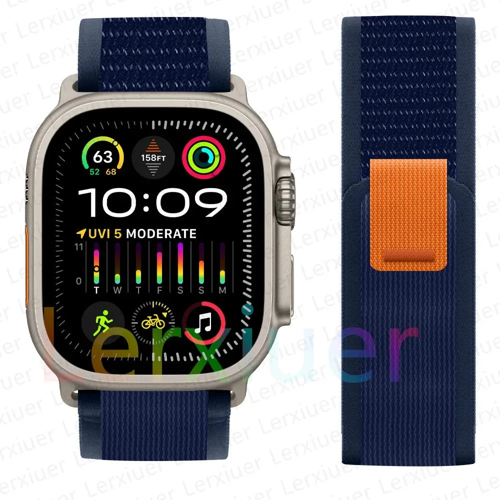 Trail Loop Band for Apple Watch – Compatible with Series 2-10 (38-49mm)