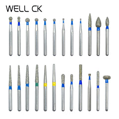 WELL CK 10pcs Dental Diamond Burs – FG Series 1.6mm