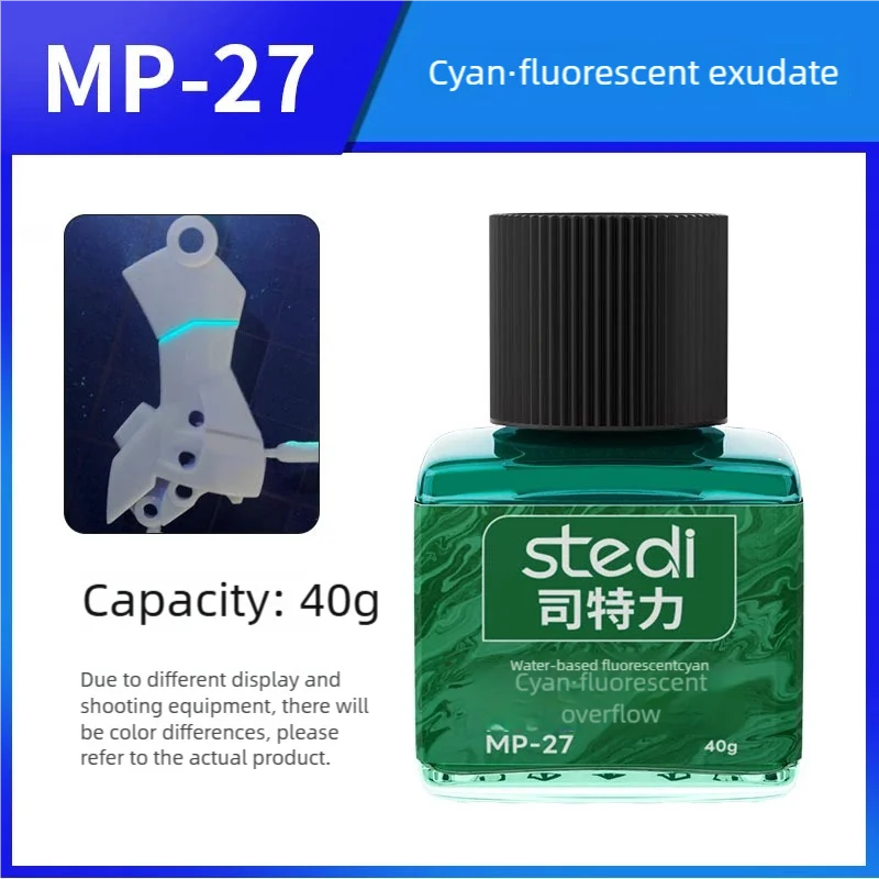 Stedi Water-based Fluorescent Panel Liner MP10-MP29 Paint 40g for Model Building Fluorescent Ink Panel Line Accent Color